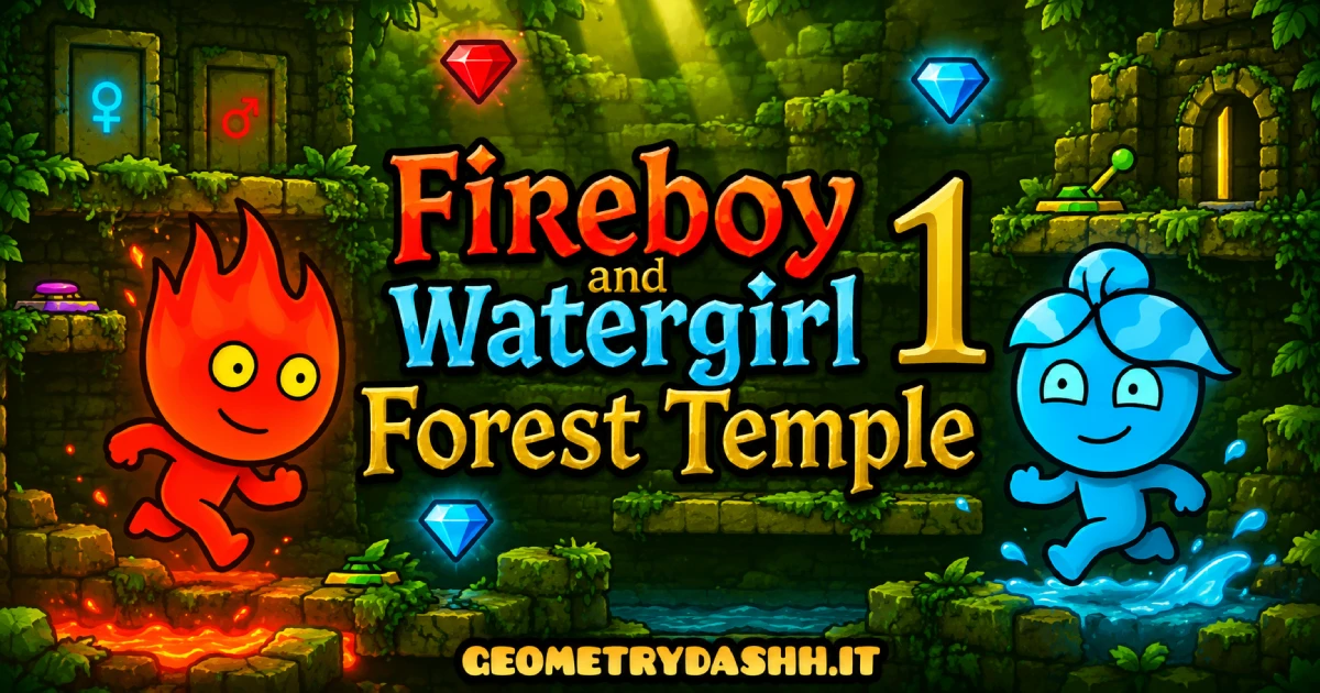 Fireboy and Watergirl 1 Forest Temple